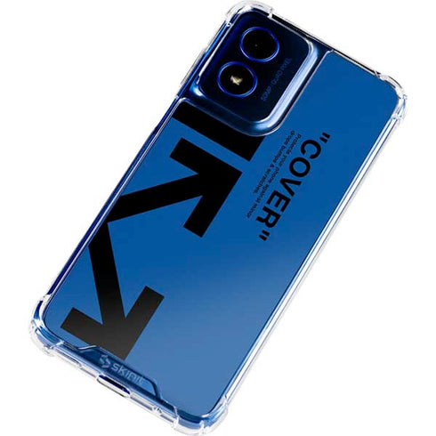 Black and Blue Arrows Moto G 5G (2024) Clear Case